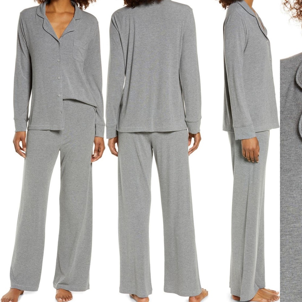 SKIMS Ribbed pajama set